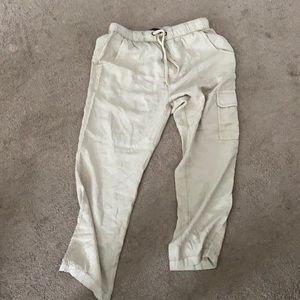Light beige cargo pants